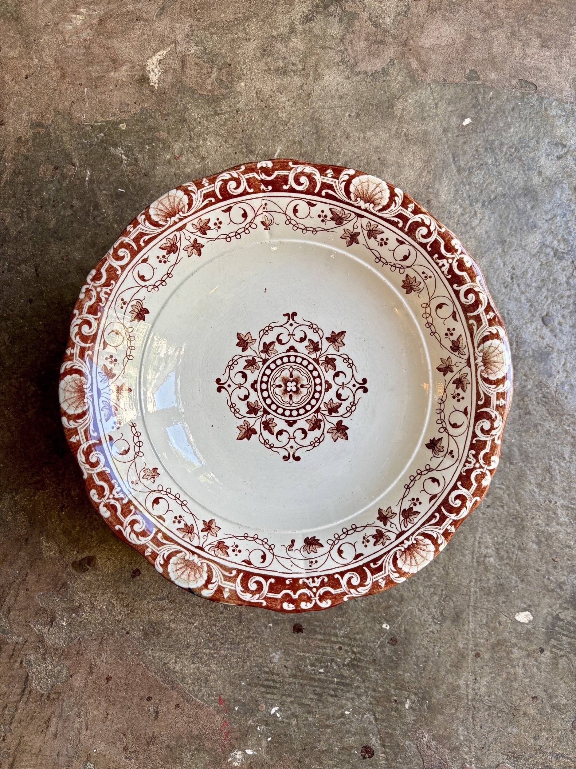Jules Vieillard Compote No. 1 - Bordeaux in iron earth, "Louis XV" service