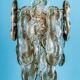Smoked glass suspension by Murano, Kalmar, Austria, 1970s