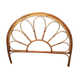 Vintage 60s rattan headboard