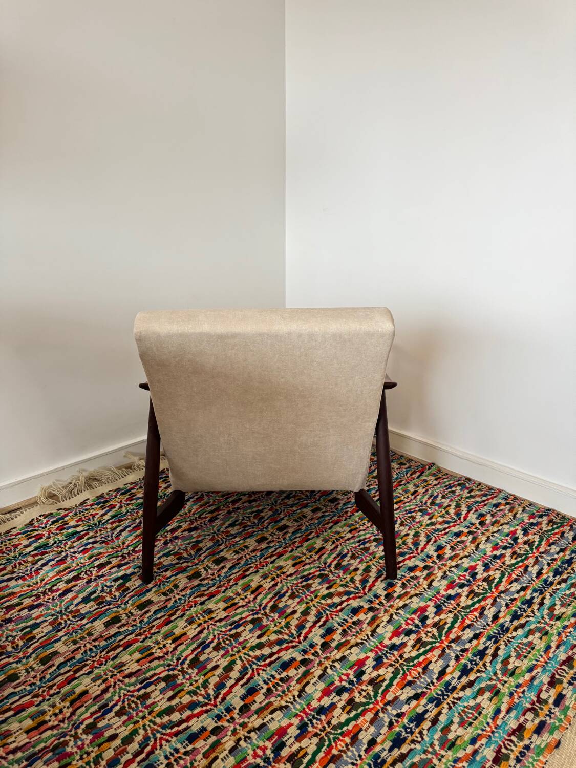 Fauteuil scandinave en teck, années 1960