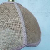 Wicker flower suspension