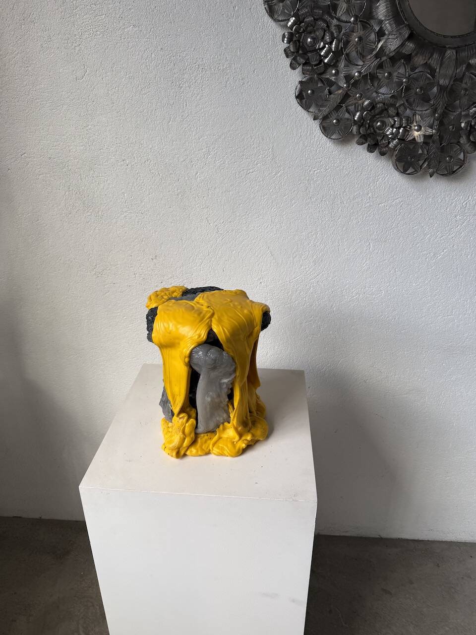 Resin fish sculpture