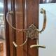 Oak wall coat rack