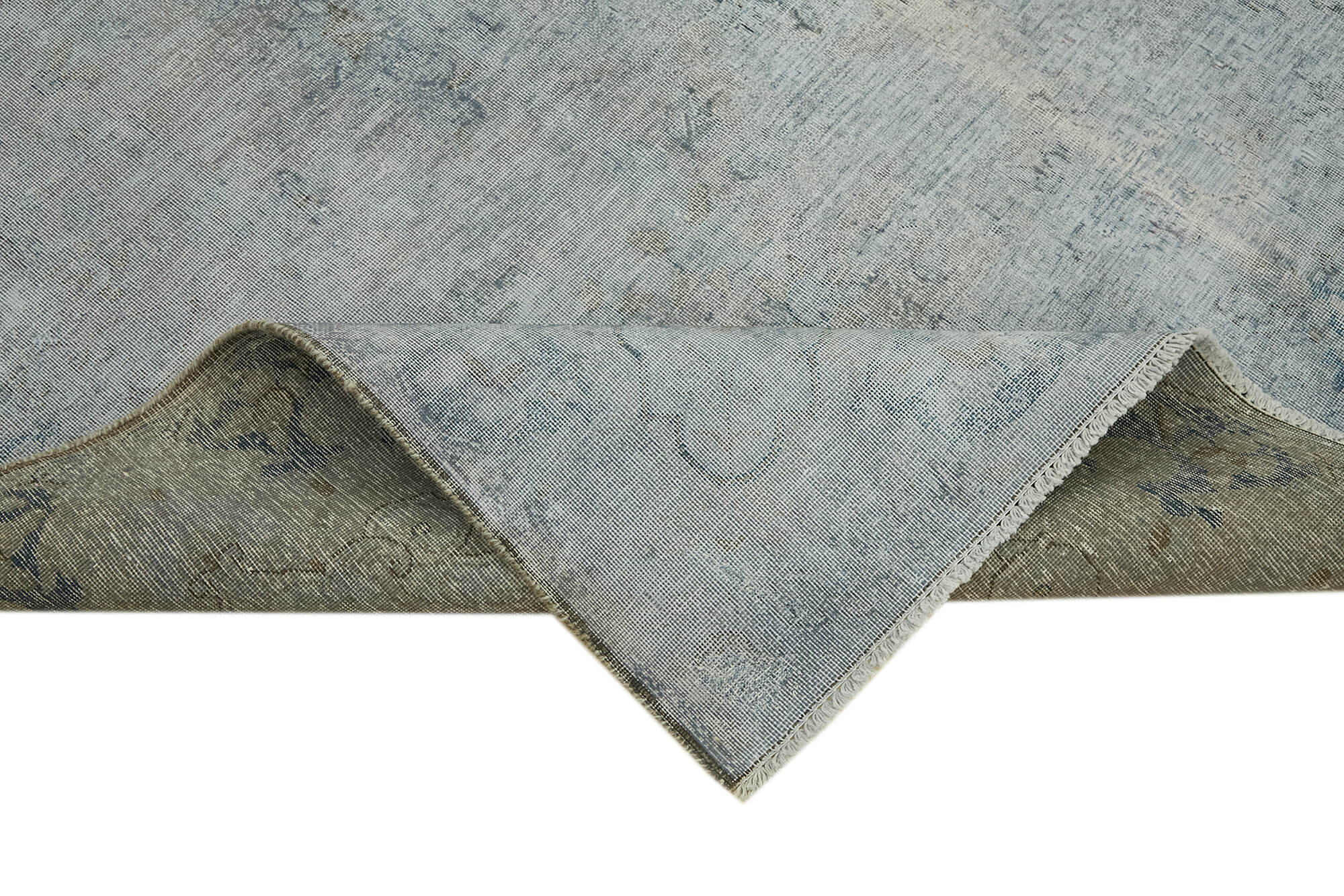 Handmade oriental 1980s 201 cm x 293 cm grey wool carpet