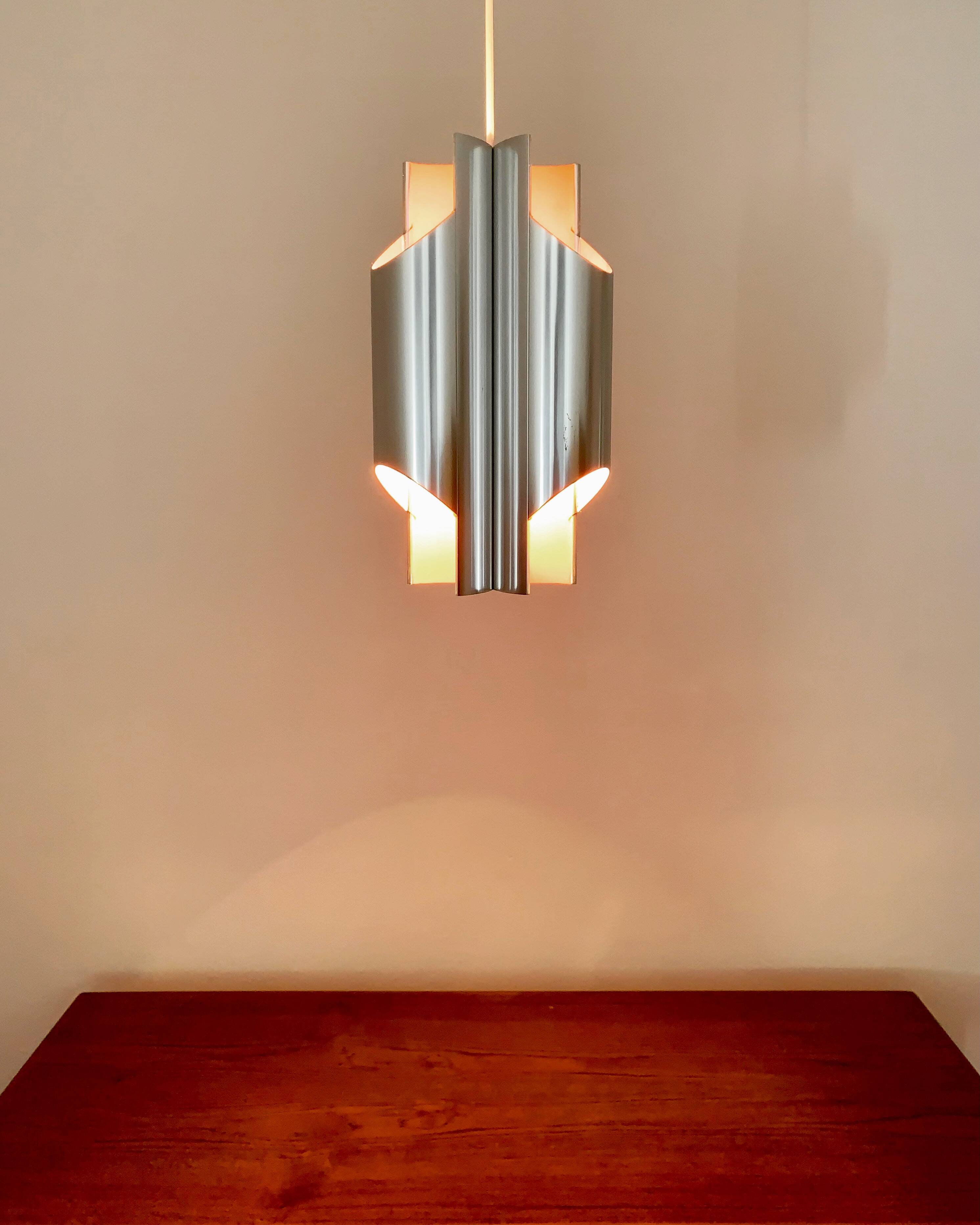 Metal Pendant Lamp by Bent Karlby for Lyfa