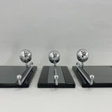 Set of 3 coat racks 1970