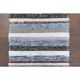 Vintage Turkish Hand-Knotted Wool Cotton White Kilim Runner Rug 60x196
