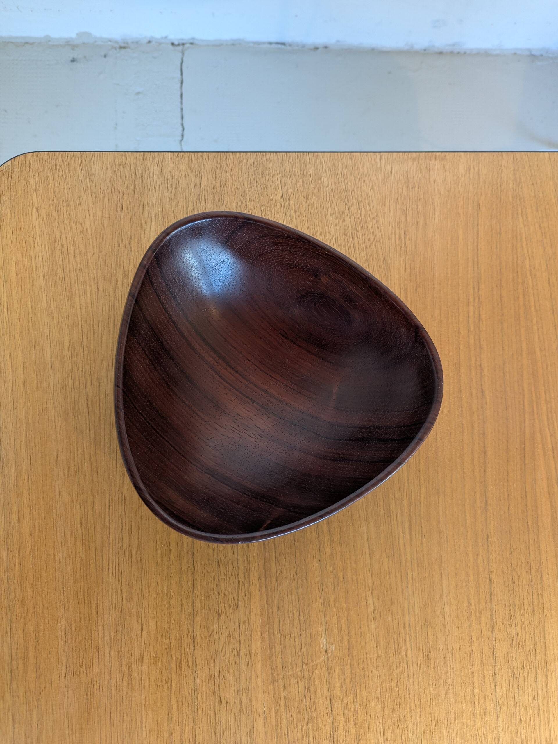 Solid mahogany cup