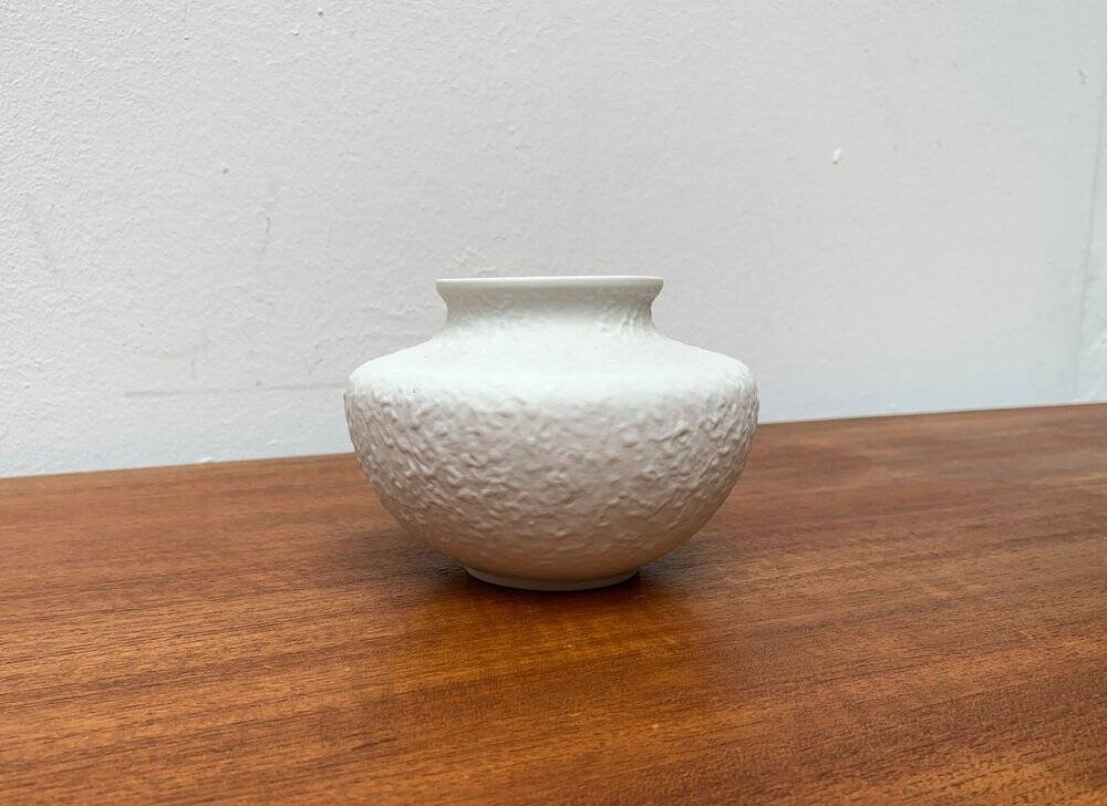 German ceramic vase mid-century style from Porzellanfabrik Metzler & Ortloff, 1960s