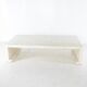 Coffee table in bone.