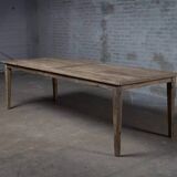 Solid oak farmhouse table Provence - 300 cm long