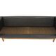 Scandinavian leather sofa, Karl Erik Ekselius for JOC, Sweden, 1950