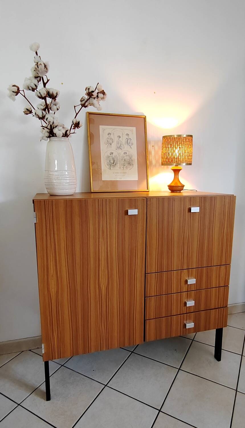 Superb and rare vintage 1960s sideboard