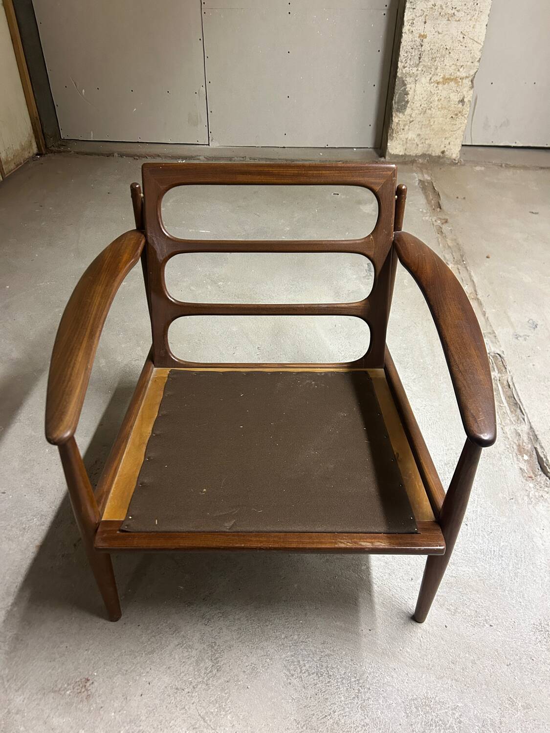 Pair of Scandinavian armchairs by Grete Jalk