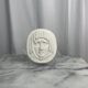 Masque de style visage en bas-relief antique