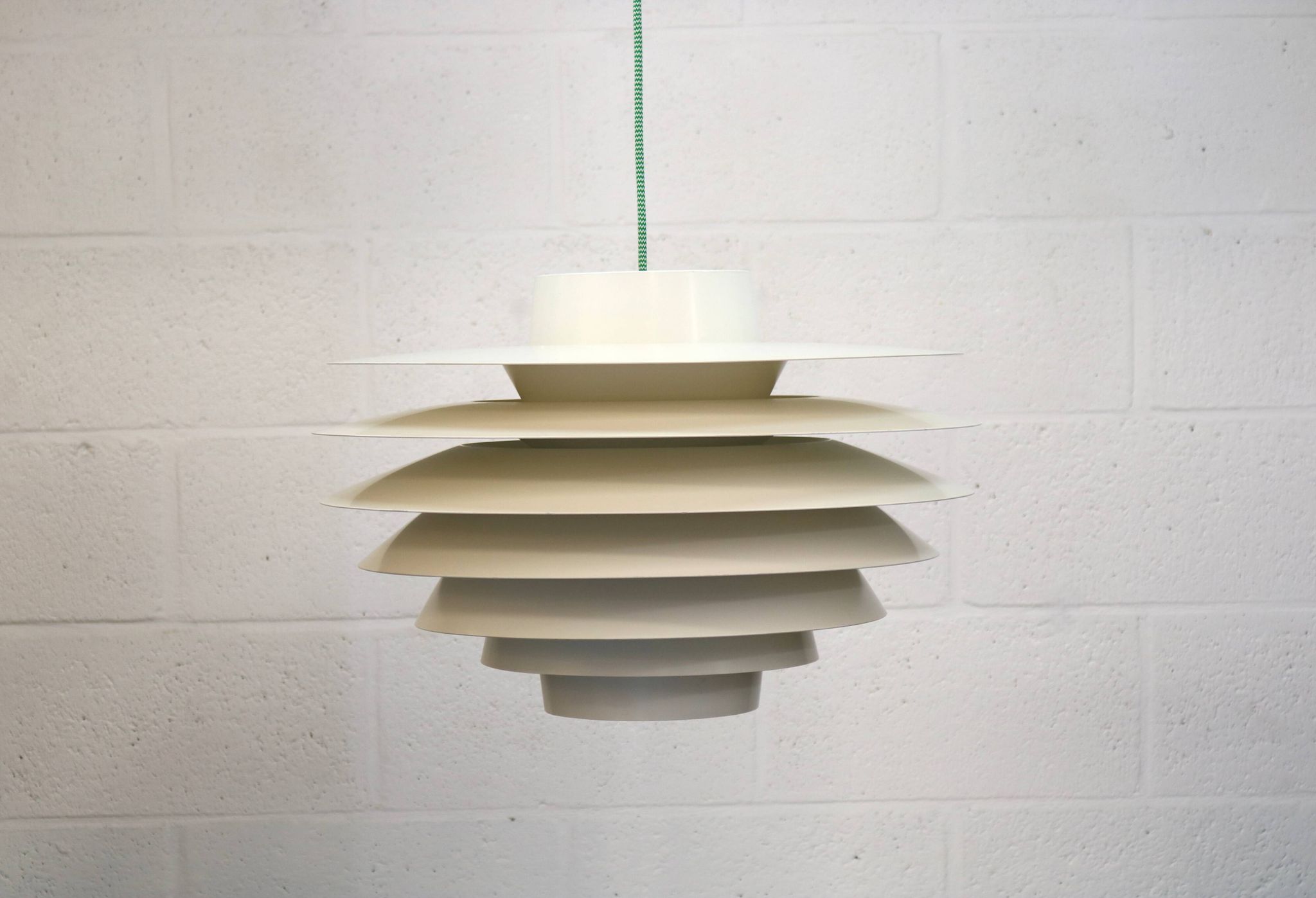 XL Verona Pendant Lamp by Svend Middelboe for Nordisk Solar - 1980s Scandinavian