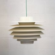 XL Verona Pendant Lamp by Svend Middelboe for Nordisk Solar - 1980s Scandinavian