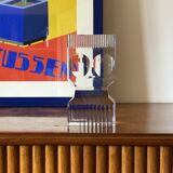 Sven Palmqvist, modern glass sculpture, Orrefors Sweden 1971