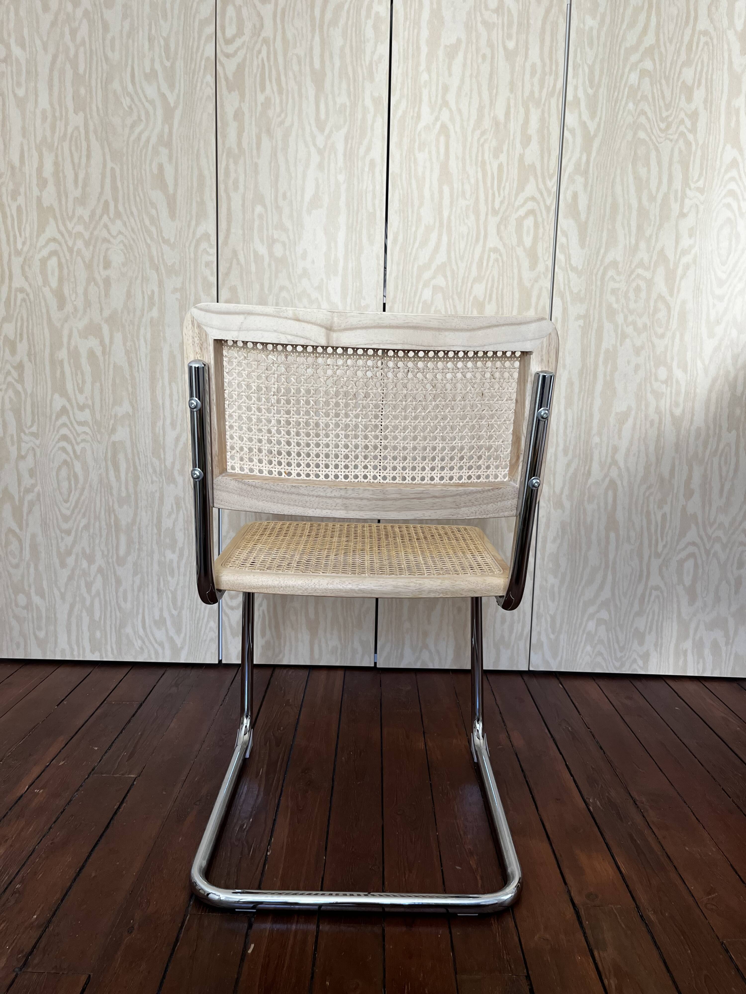Chaises inspirations B32 Marcel Breuer cannage