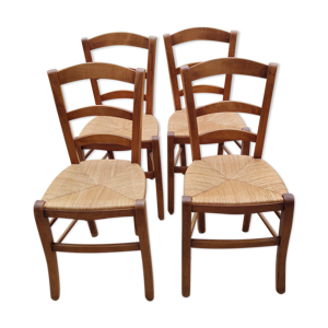 set de 4 chaises provencales