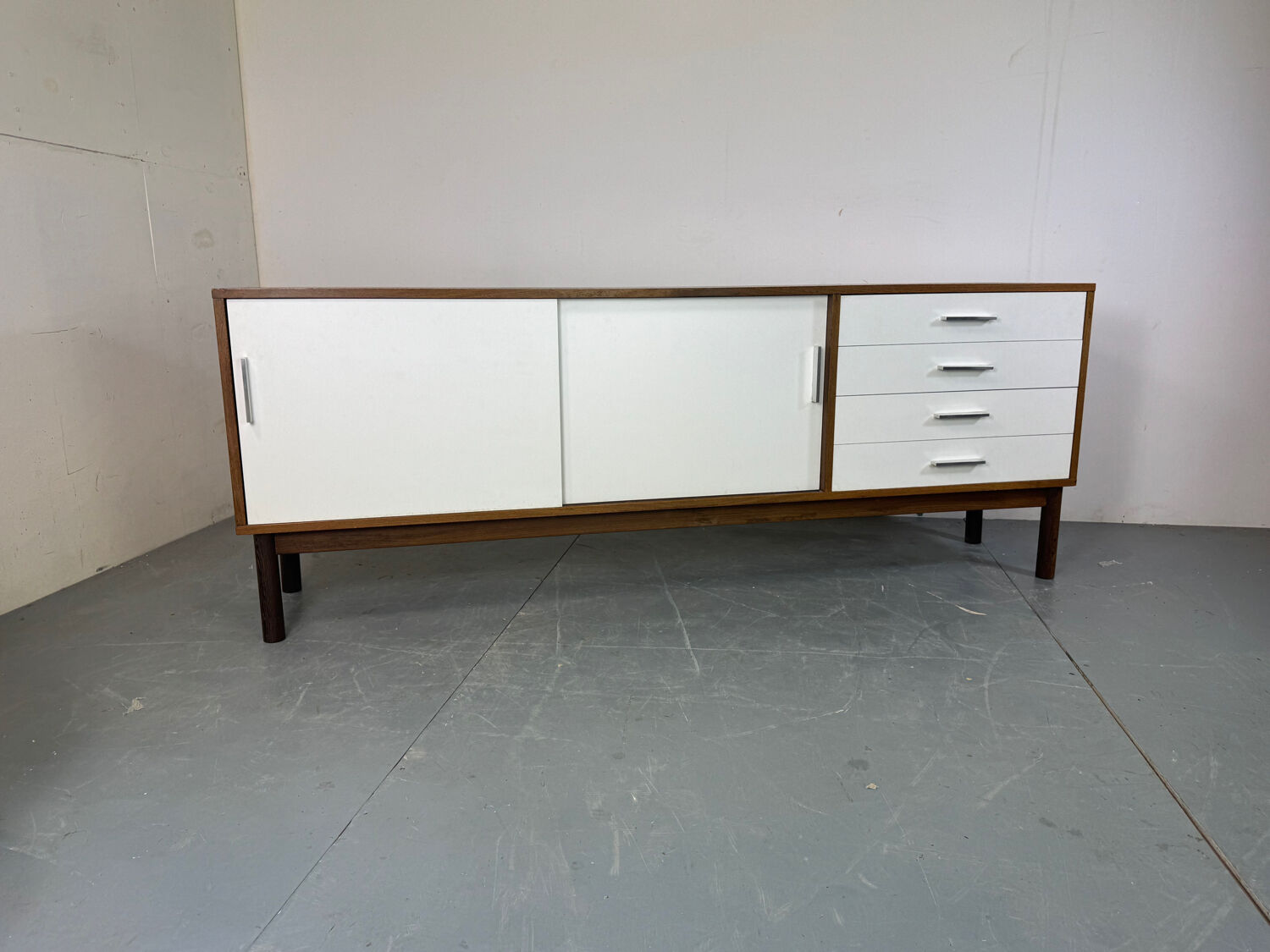 MCM sleek Martin Visser Wenge and Formica Credenza Sideboard, 1970s