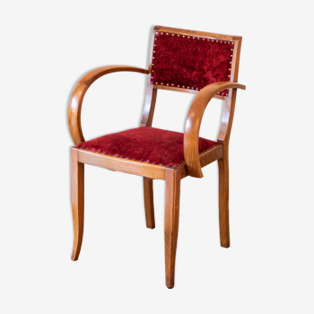 1950s Bridge chair restored red