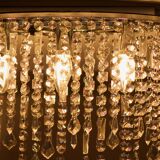 Minimalist glass fringe ceiling light