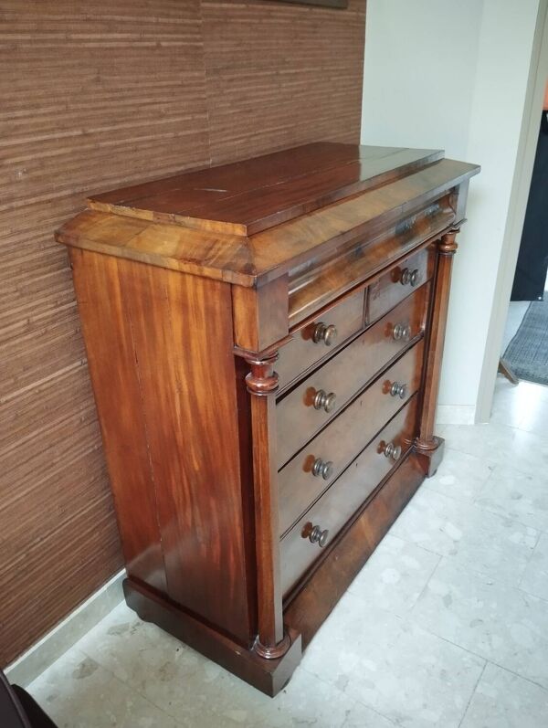 Commode ancienne anglaise en acajou