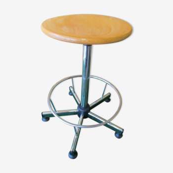 Tabouret industriel tournant