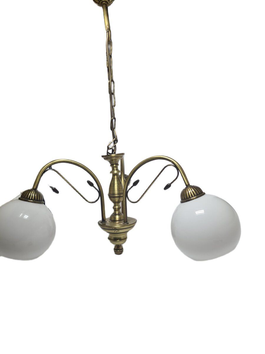 Vintage Art Nouveau chandelier, Poland, 1970s