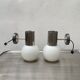 Lot 2 vintage appliques in opaline 1970