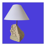 Ancient carved stone lamp