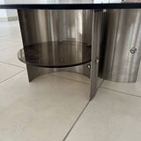 Chrome coffee table Space Age 1970