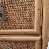 Chambre en bambou vintage, Dal vera, osier