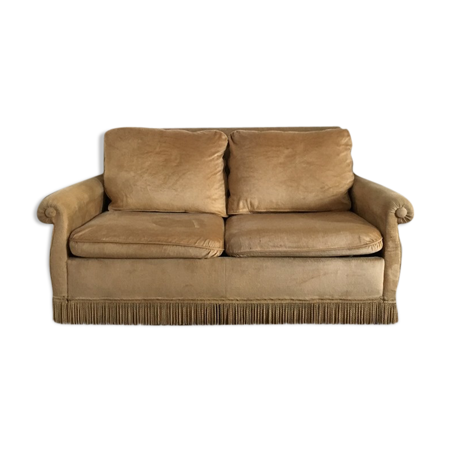 Vintage sofa years 50.60 velvet RAS