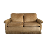 Canapé vintage années 50-60 velours ras