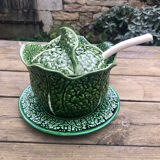 Cabbage slip tureen