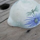 Pair of vintage ceramic thistle bowls by Marie Madeleine Jolly