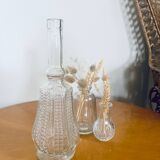 Flacon ancien en verre 19eme début 20eme