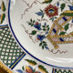 Sarreguemines plate with Montmorency decor