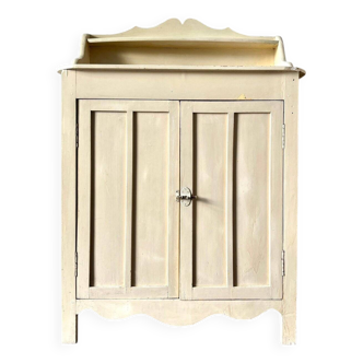 Jam cupboard, 2-door sideboard in beige wood