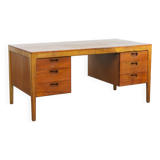 Vintage German design desk by Hartmut Lohmeyer for Wilkhahn with 6 drawers