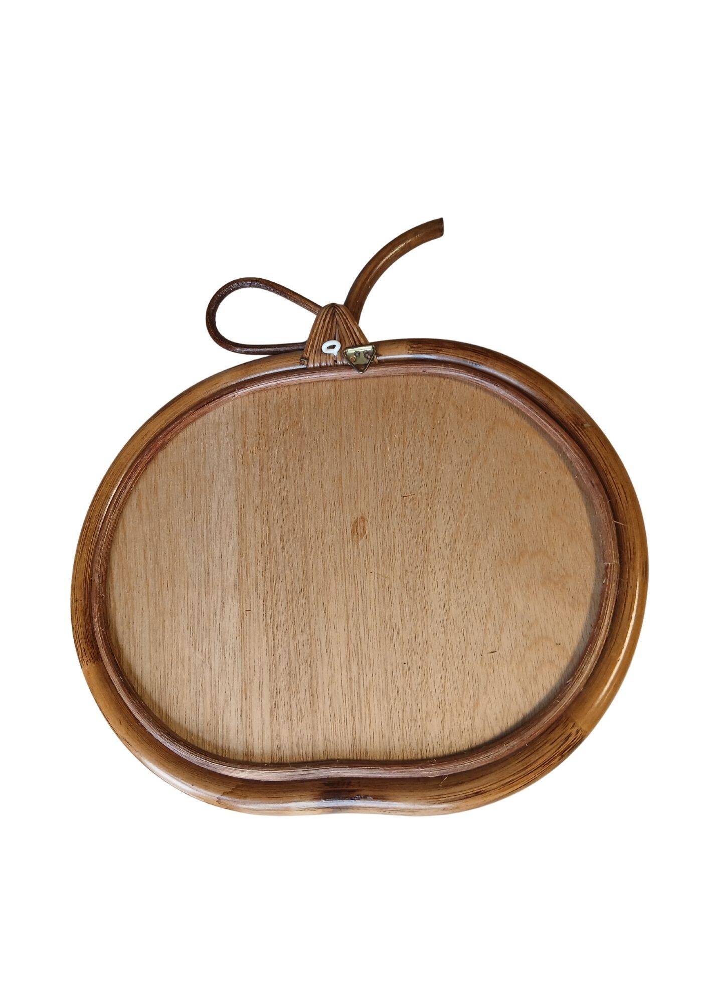 Vintage apple mirror