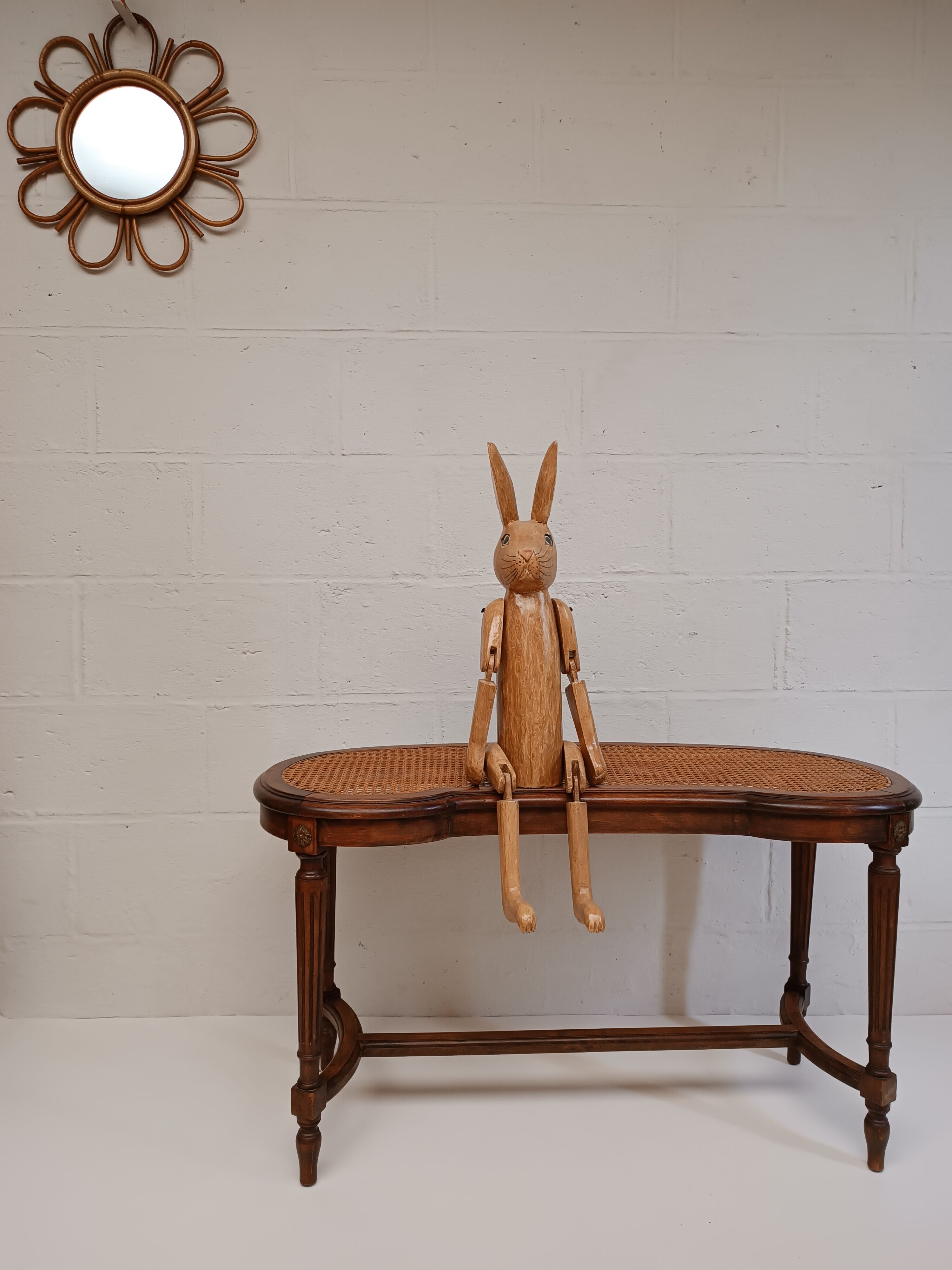 Wooden piano bench and canning