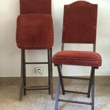 Lot de 2 chaises d'appoint