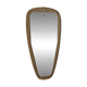 Miroir scandinave en formica et verre biseauté, 1950,60