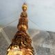 Wooden candlestick and gilded stucco from the beginning of the 20th century