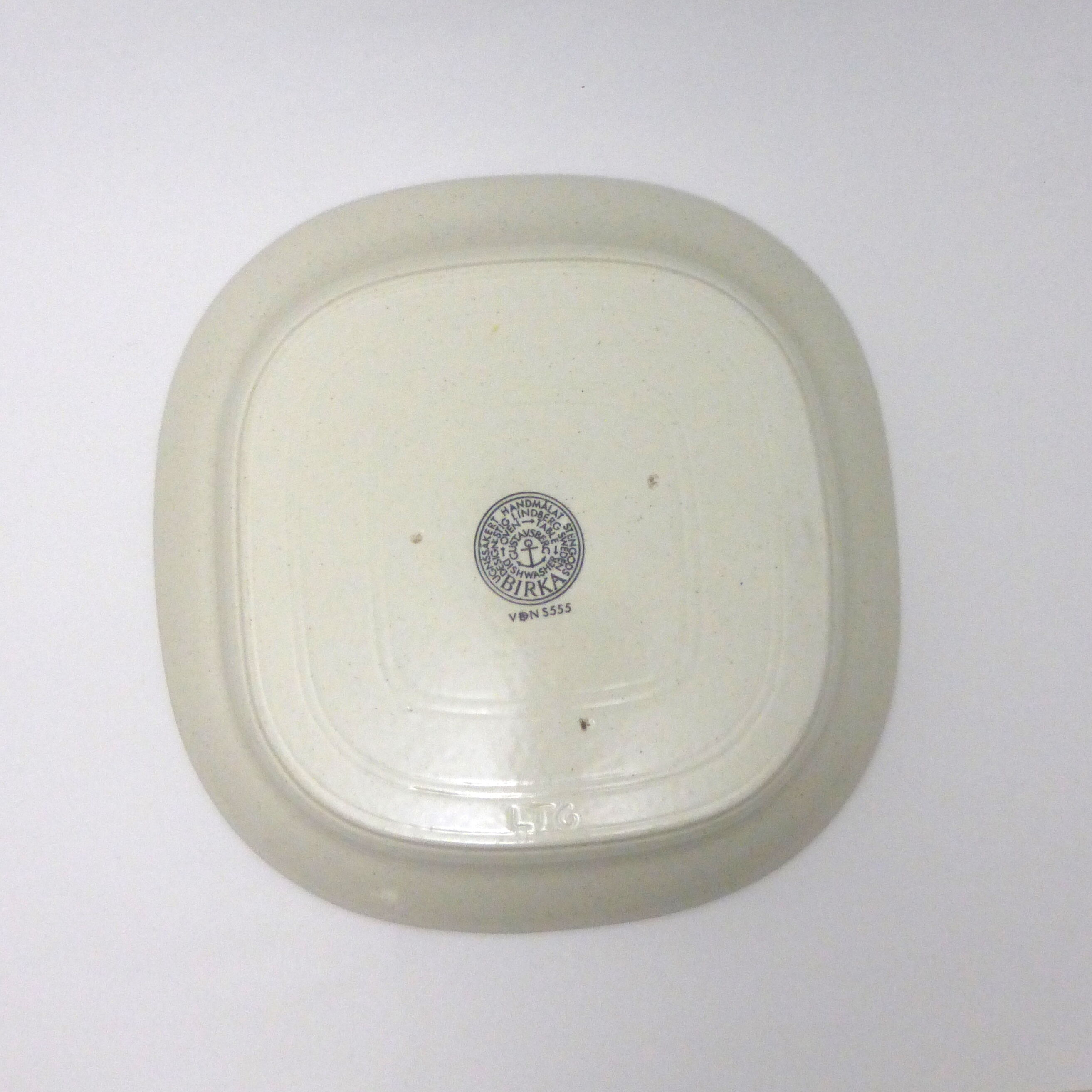 Dish birka design Stig Lindberg for Gustavsberg 1973