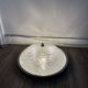 Fischer Leuchten ice glass ceiling light, chrome, 1970s