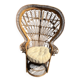 Emmanuelle armchair in rattan